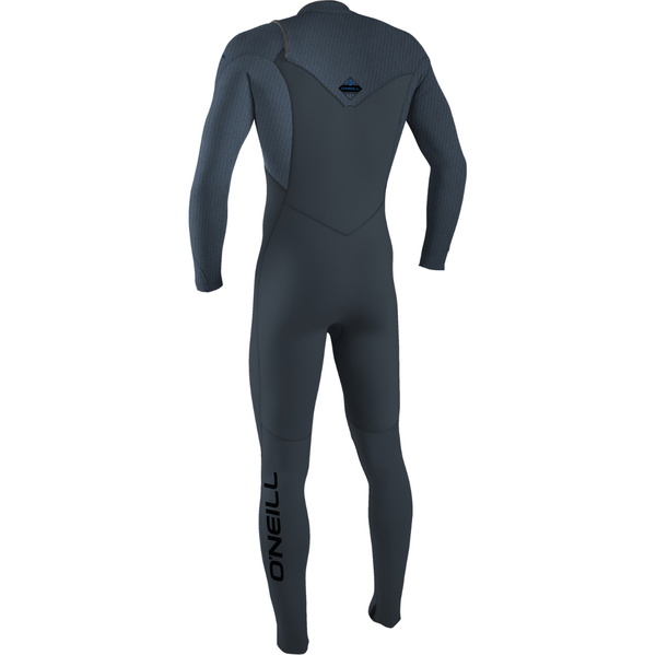 2025 O'Neill Mens Hyperfreak Wind 4/3+mm Chest Zip Wetsuit 5628 - Dark Orion / Copen Blue